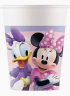 VASOS DE MINNIE Y DAISY ROSA 200ML- 8UDS