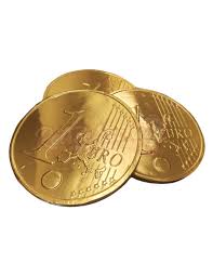 MONEDAS  CHOCOLATE 100 MM