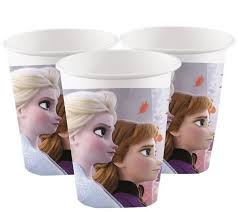 JUEGO DE VASOS DE FROZEN 8 UDS
