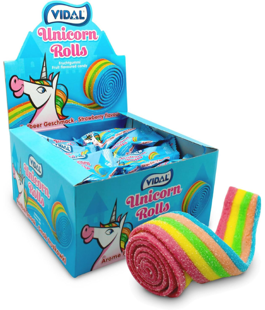 UNICORN ROLLS 24 uds