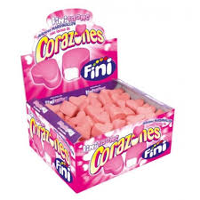 CORAZONES FRESA 75 UDS
