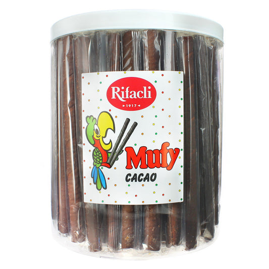 MUFY BARQUILLO BAÑADO EN CHOCOLATE