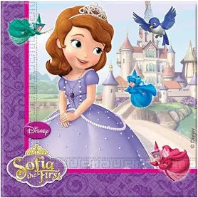 Servilletas Temáticas de la Princesa Sofia
